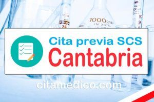 Cita previa SCS - Servicio Cántabro de Salud