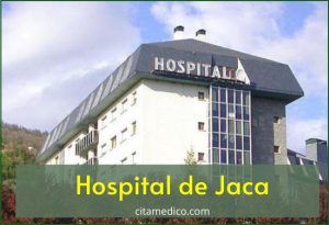 Información sobre el Hospital de Jaca: especialidades médicas, contacto, localización, cómo llegar, etc.