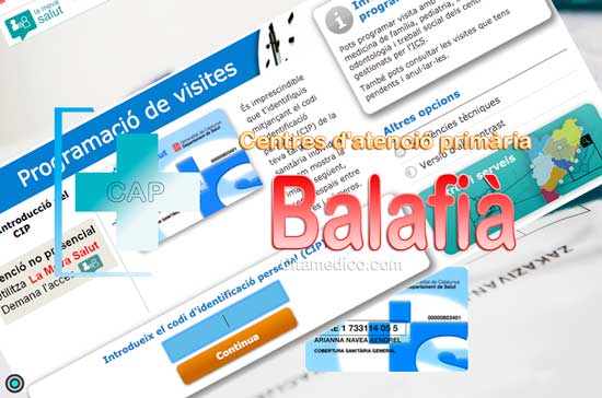 Centre d'atenció primària CAP Balafià-Pardinyes-Secà de Sant Pere de CatSalut Servei Català de la Salut a Lleida Centre d'atenció primària CAP Balafià-Pardinyes-Secà de Sant Pere de CatSalut Servei Català de la Salut a Lleida