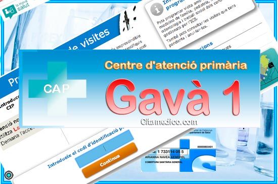 Centre d'atenció primària CAP Gavà 1 de CatSalut Servei Català de la Salut a Barcelona