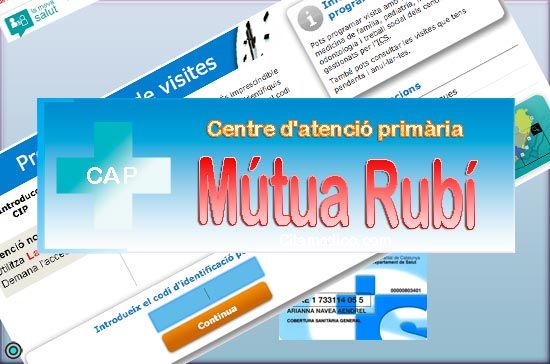 Centre d'atenció primària CAP Mútua Rubí de CatSalut Servei Català de la Salut a Barcelona Centre d'atenció primària CAP Mútua Rubí de CatSalut Servei Català de la Salut a Barcelona