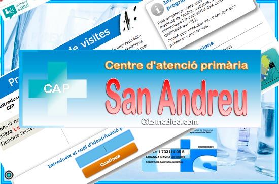 Centre d'atenció primària CAP Sant Andreu de CatSalut Servei Català de la Salut a Barcelona