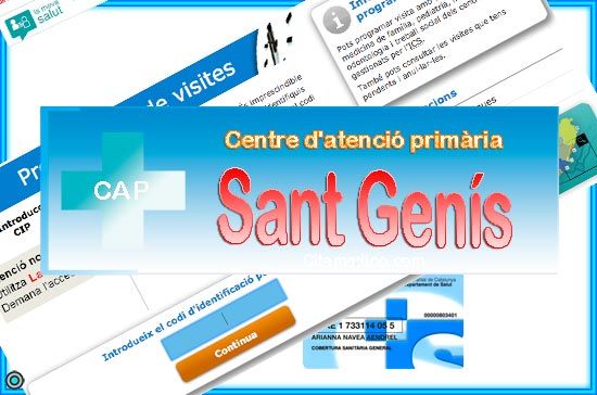 Centre d'atenció primària CAP Sant Genís de CatSalut Servei Català de la Salut a Barcelona