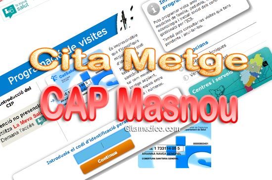 Cita Metge CAP El Masnou Centre d'atenció primària de CatSalut Servei Català de la Salut a Barcelona
