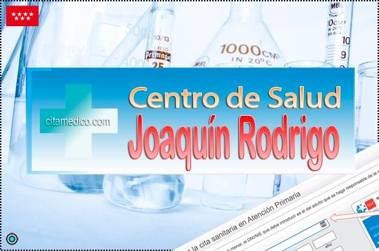 Centro de Atención Primaria Centro de Salud Joaquín Rodrigo de Salud Madrid Servicio Madrileño de Salud (SERMAS) Centro de Atención Primaria Centro de Salud Joaquín Rodrigo de Salud Madrid Servicio Madrileño de Salud (SERMAS)