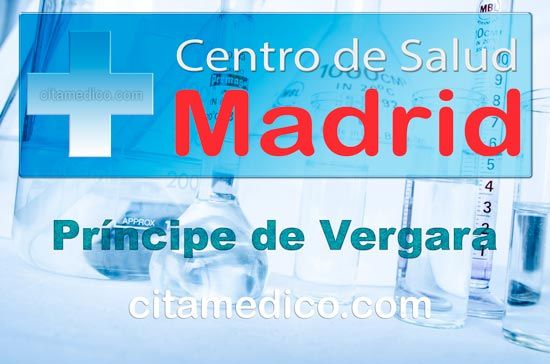Centro de Atención Primaria Centro de Salud Príncipe de Vergara de Salud Madrid Servicio Madrileño de Salud (SERMAS) Centro de Atención Primaria Centro de Salud Príncipe de Vergara de Salud Madrid Servicio Madrileño de Salud (SERMAS)