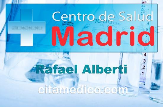 Centro de Atención Primaria Centro de Salud Rafael Alberti de Salud Madrid Servicio Madrileño de Salud (SERMAS) Centro de Atención Primaria Centro de Salud Rafael Alberti de Salud Madrid Servicio Madrileño de Salud (SERMAS)