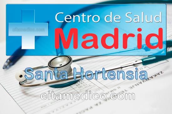Centro de Atención Primaria Centro de Salud Santa Hortensia de Salud Madrid Servicio Madrileño de Salud (SERMAS)