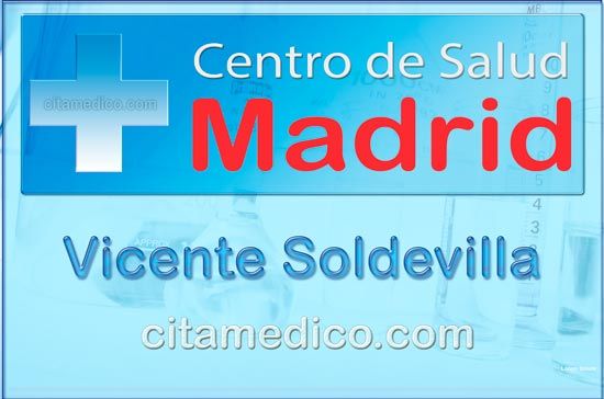 Centro de Atención Primaria Centro de Salud Vicente Soldevilla de Salud Madrid Servicio Madrileño de Salud (SERMAS) Centro de Atención Primaria Centro de Salud Vicente Soldevilla de Salud Madrid Servicio Madrileño de Salud (SERMAS)