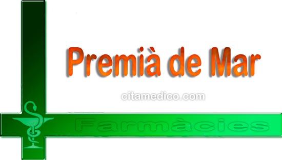 Farmàcies a Premià de Mar