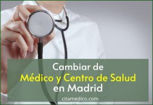 Cita Médico Centro de Salud Madrid